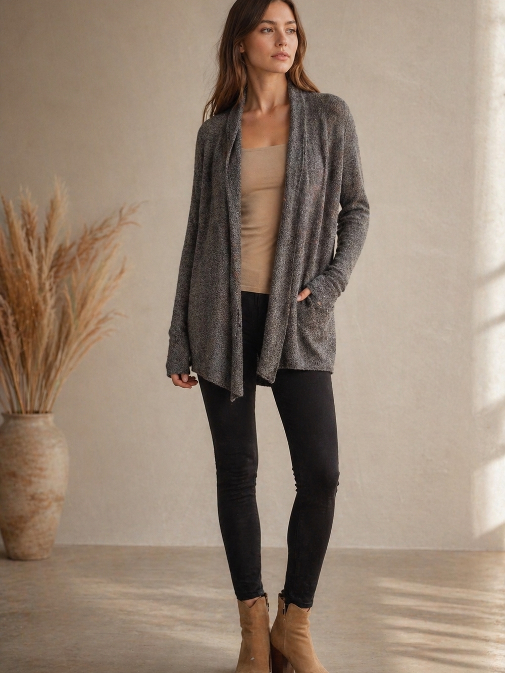 Cynthia Rowley Size M 100% Cashmere Cardigan